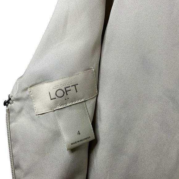 LOFT Floral Red Midi Dress - Picture 5 of 5